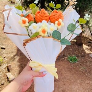 Handmade Crochet Flower Bouquet 💐